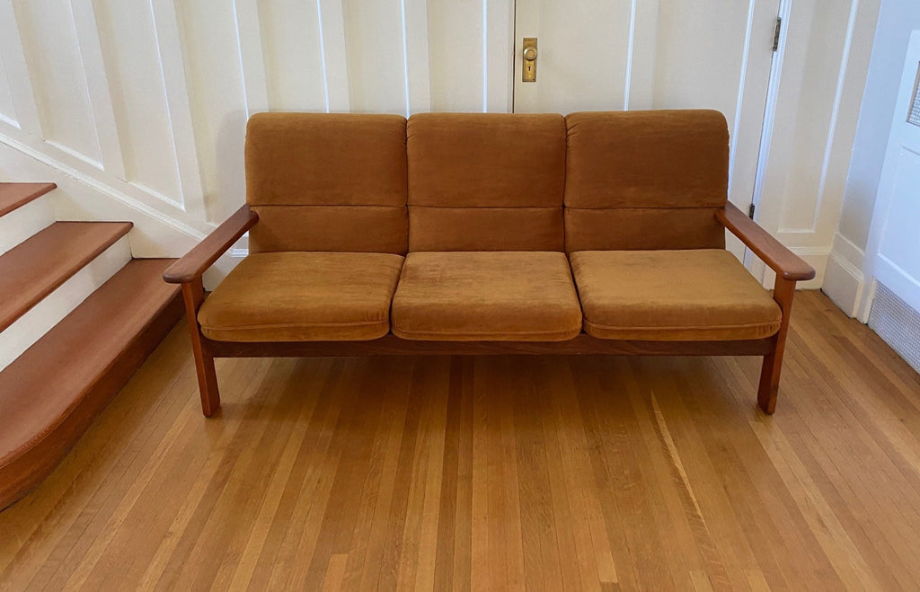 Beatuful MCM Teak three seater couch - Cook Street Vintage