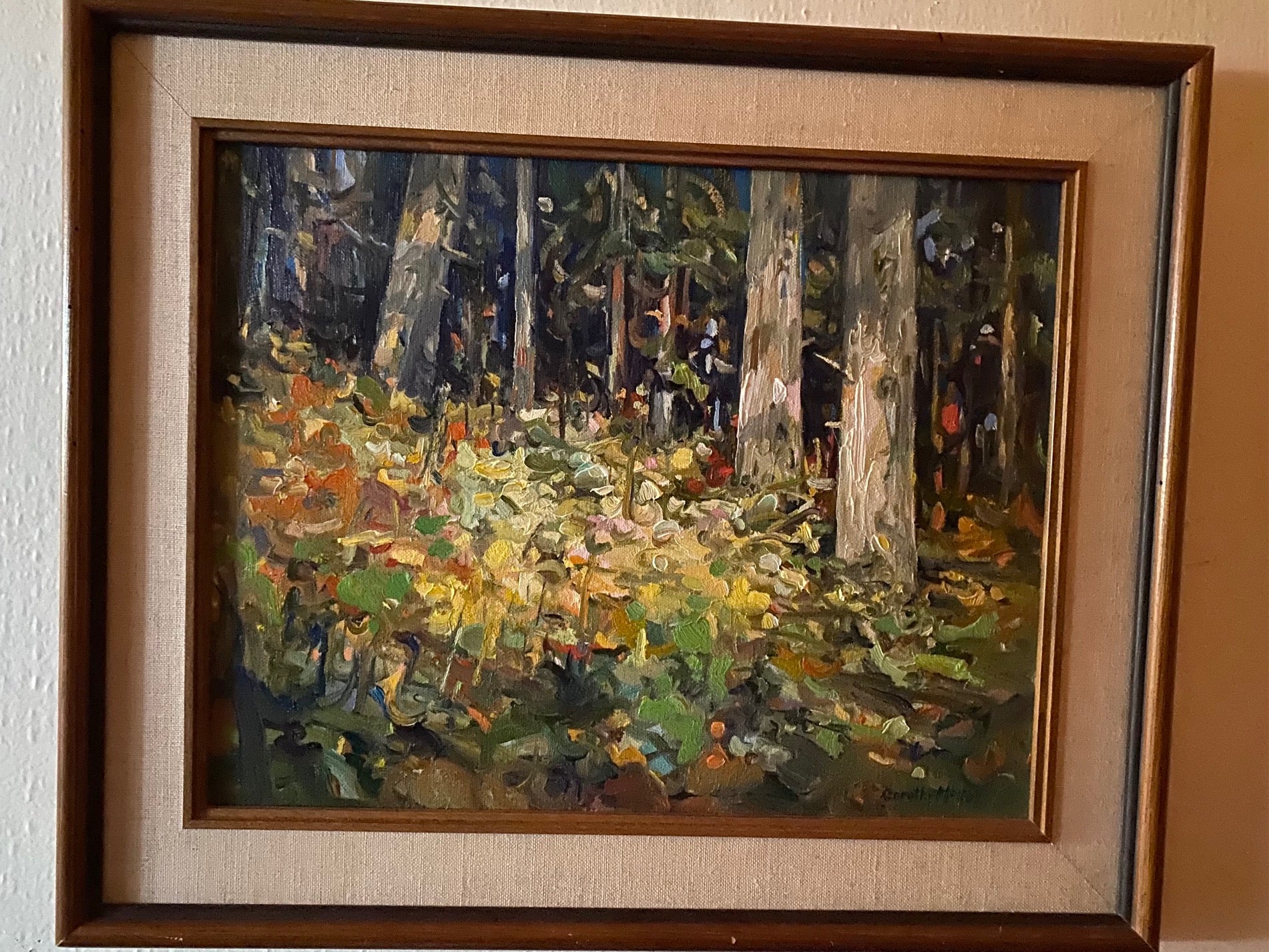 Forest Clearing by Dorothy McKay 1983