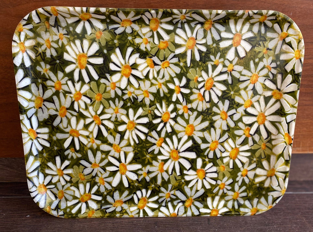 MCM 1960s Fiberglass Daisy Tray by Traymold- Cook Street Vintage