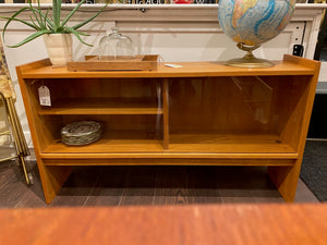 Teak Cabinet with Sliding Glass Doors