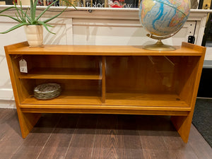 Teak Cabinet with Sliding Glass Doors