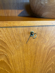 Lock and key on Danish cabinet- Cook Street Vintage