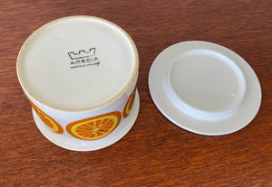 Arabia Jam Jar  'Orange' from the 'Pomona' series- Cook Street Vintage