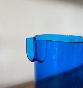 Vintage Clear Blue Danish Design Jug