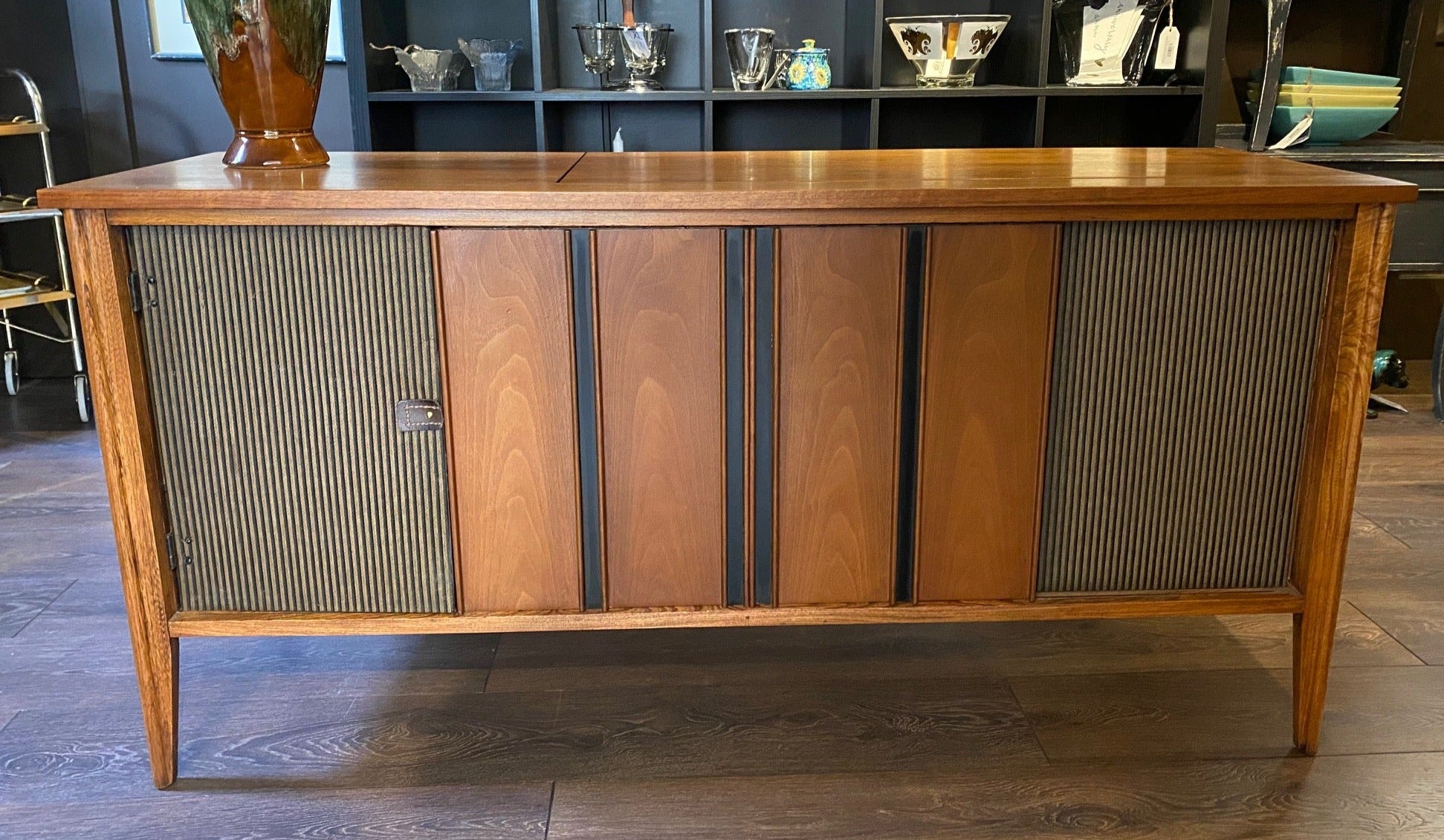 Retro stereo console bar- Cook Street Vintage