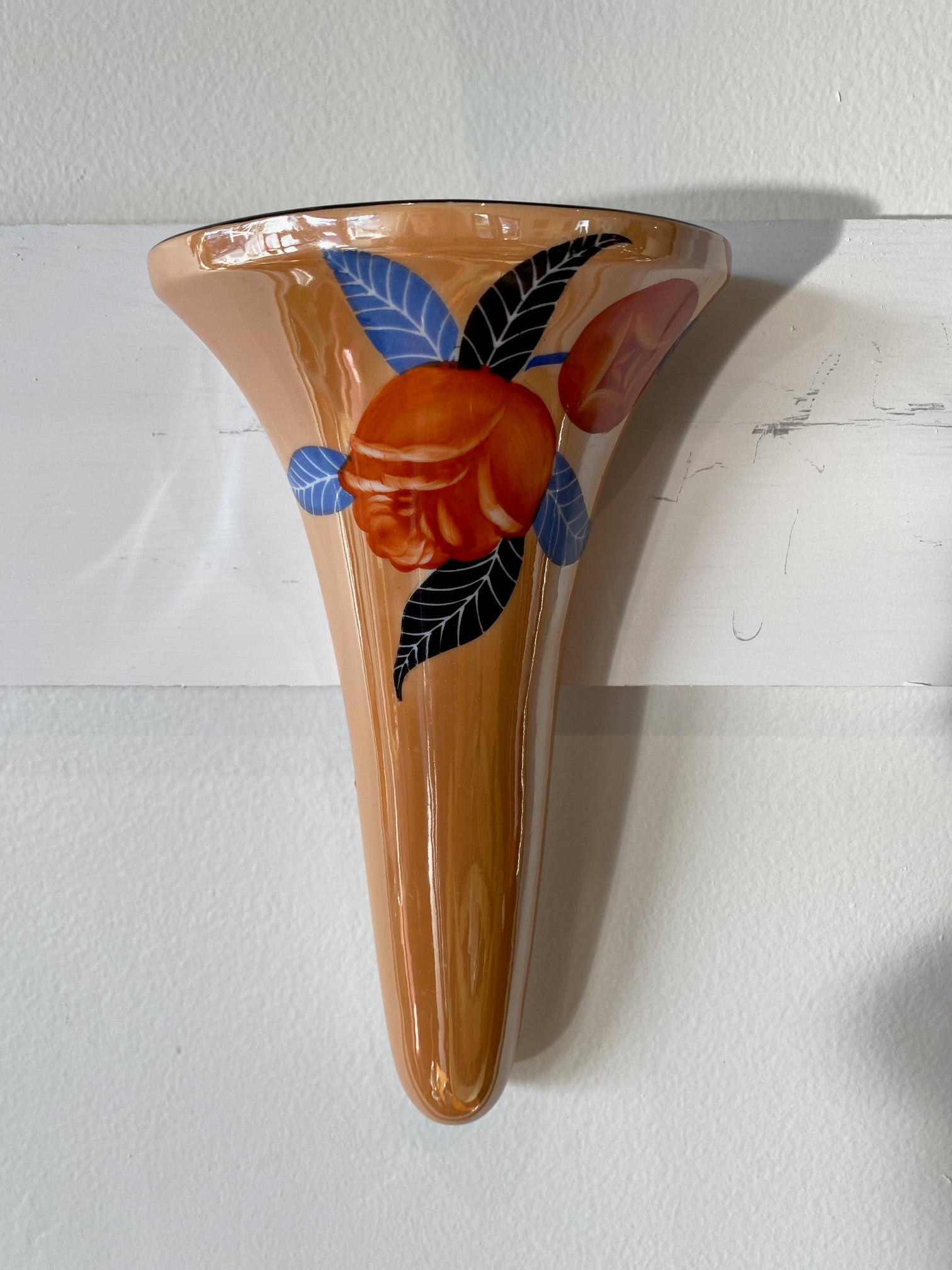 Noritake Lusterware Pocket Wall Vase