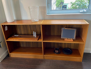 Teak Horizontal Shelves