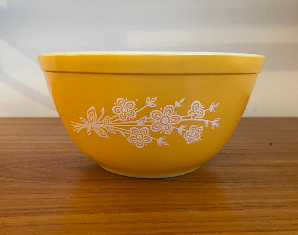 Butterfly Gold Pyrex 402 Bowl- Cook Street Vintage