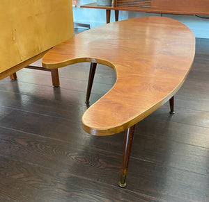 Teak Boomerang Style Coffee Table- Cook Street Vintage