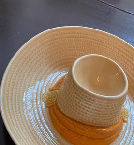 Metlox Cowboy Hat Chip n Dip Bowl- Cook Street Vintage