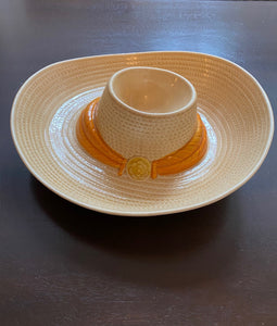 Metlox Cowboy Hat Chip n Dip Bowl- Cook Street Vintage