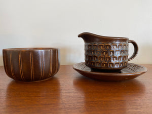 Wedgewood Pennine midcentury cream and sugar- Cook Street Vintage