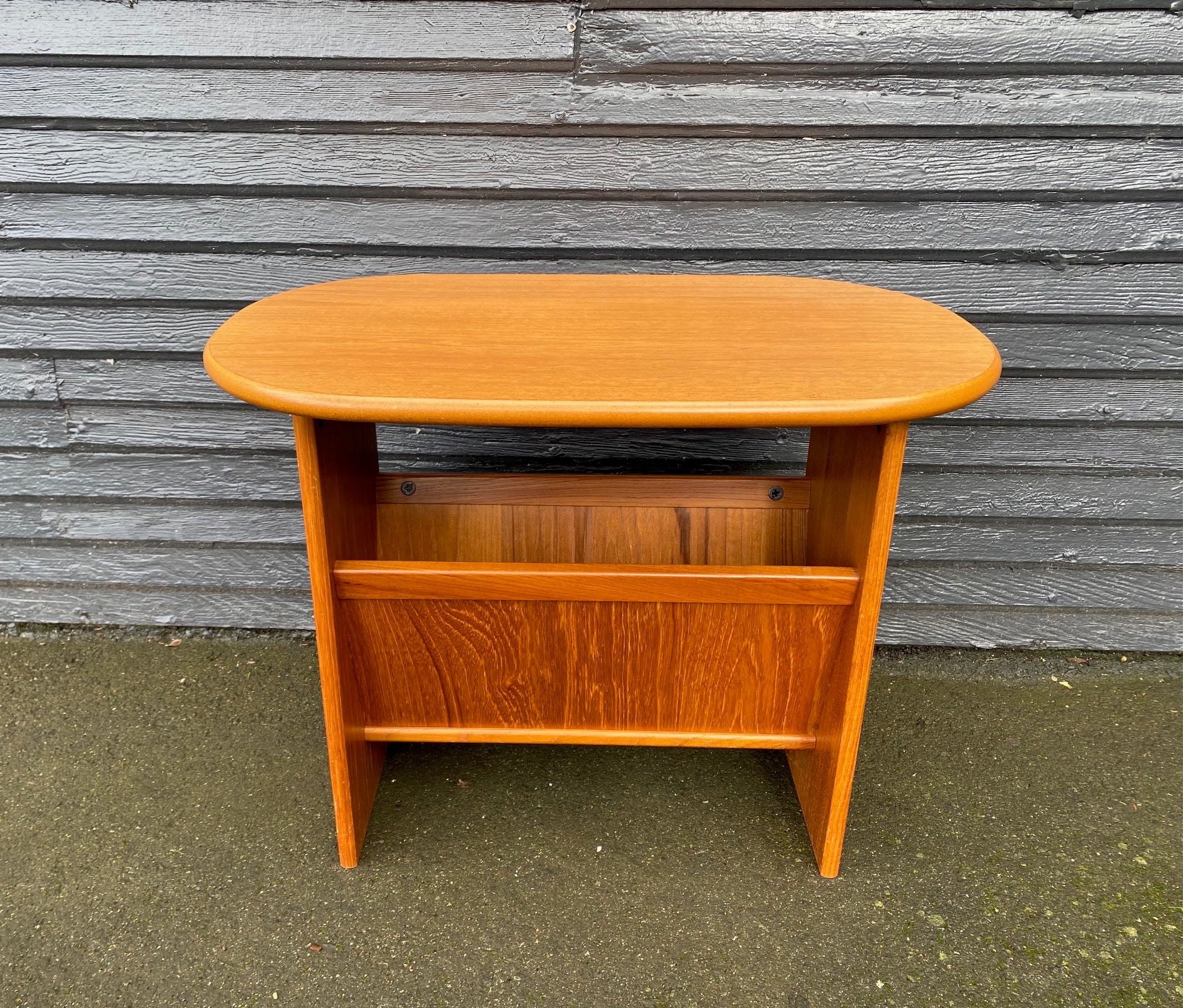 MCM PBJ Mobler Denmark Teak Magazine End Table- Cook Street Vintage