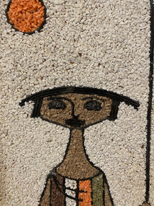 MCM Pebble Gravel  Wall Art "Gone Fishing"
