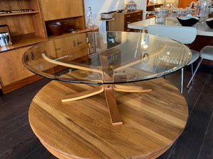 Round Glass Top Coffee Table