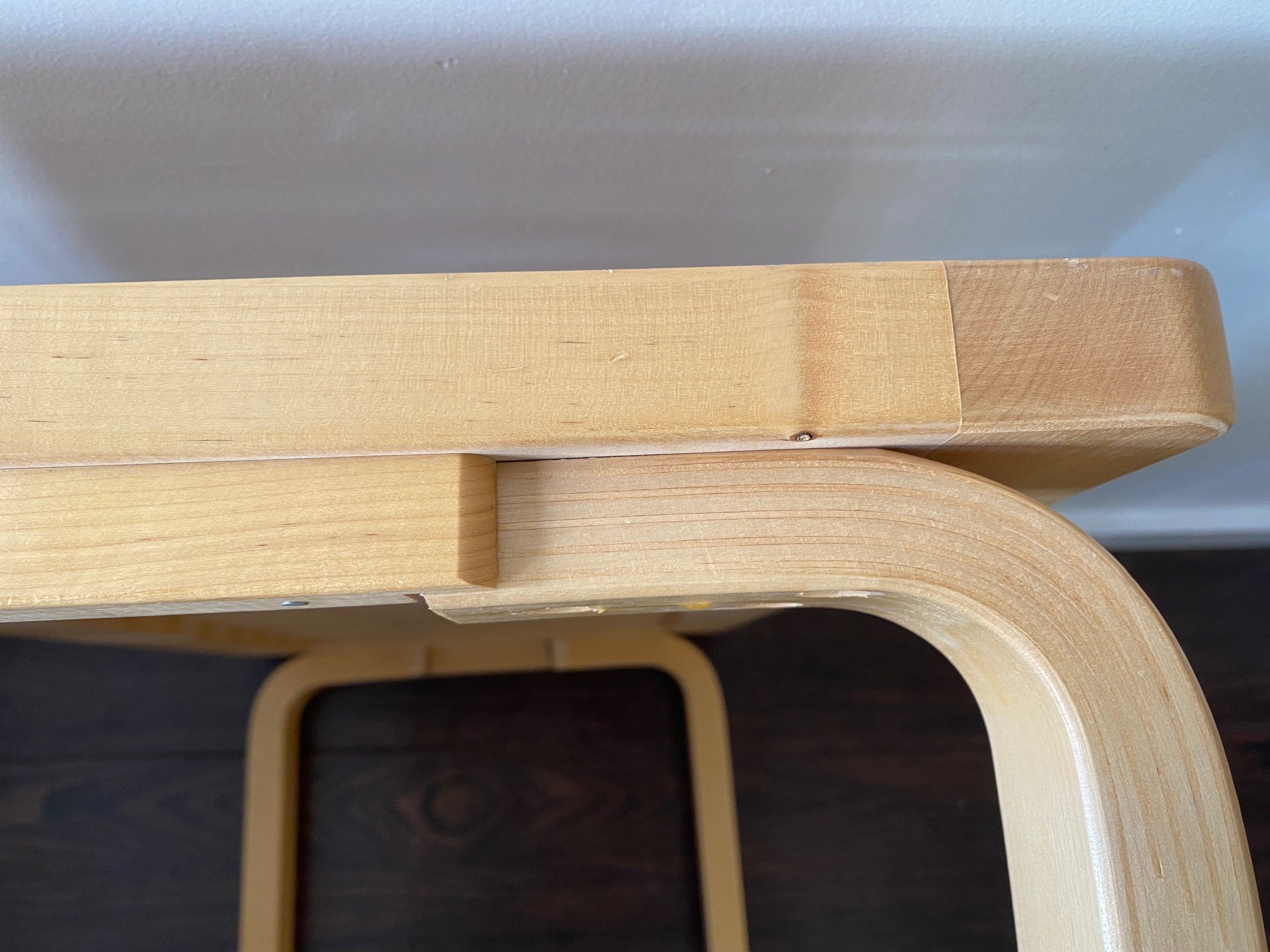 The Artek L-Leg Birch Bench153 B is a shorter version to the Artek L-Leg Birch Bench 153 A - Cook Street Vintage.