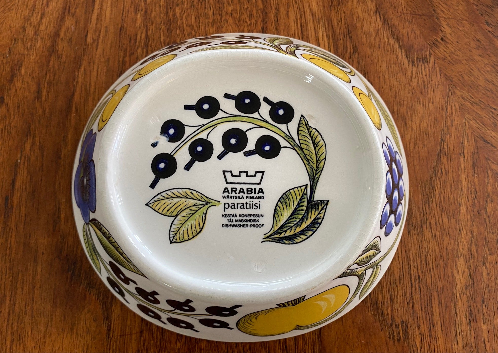 Arabia Paratiis Cereal Bowl Designed by Birger Kaipiainen