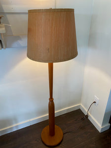 Beautiful Mid-century Teak Floor Lamp- Cook Street Vintage
