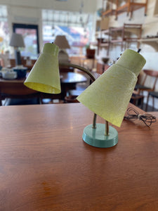 Vintage Double Goose Neck Desk Lamp- Cook Street Vintage