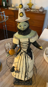 "Witching Hour" witch doll by Nicole Sayre- Cook Street Vintage