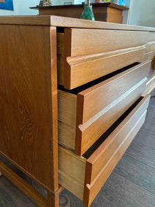 MCM 9 Drawer teak dresser credenza - Cook Street Vintage