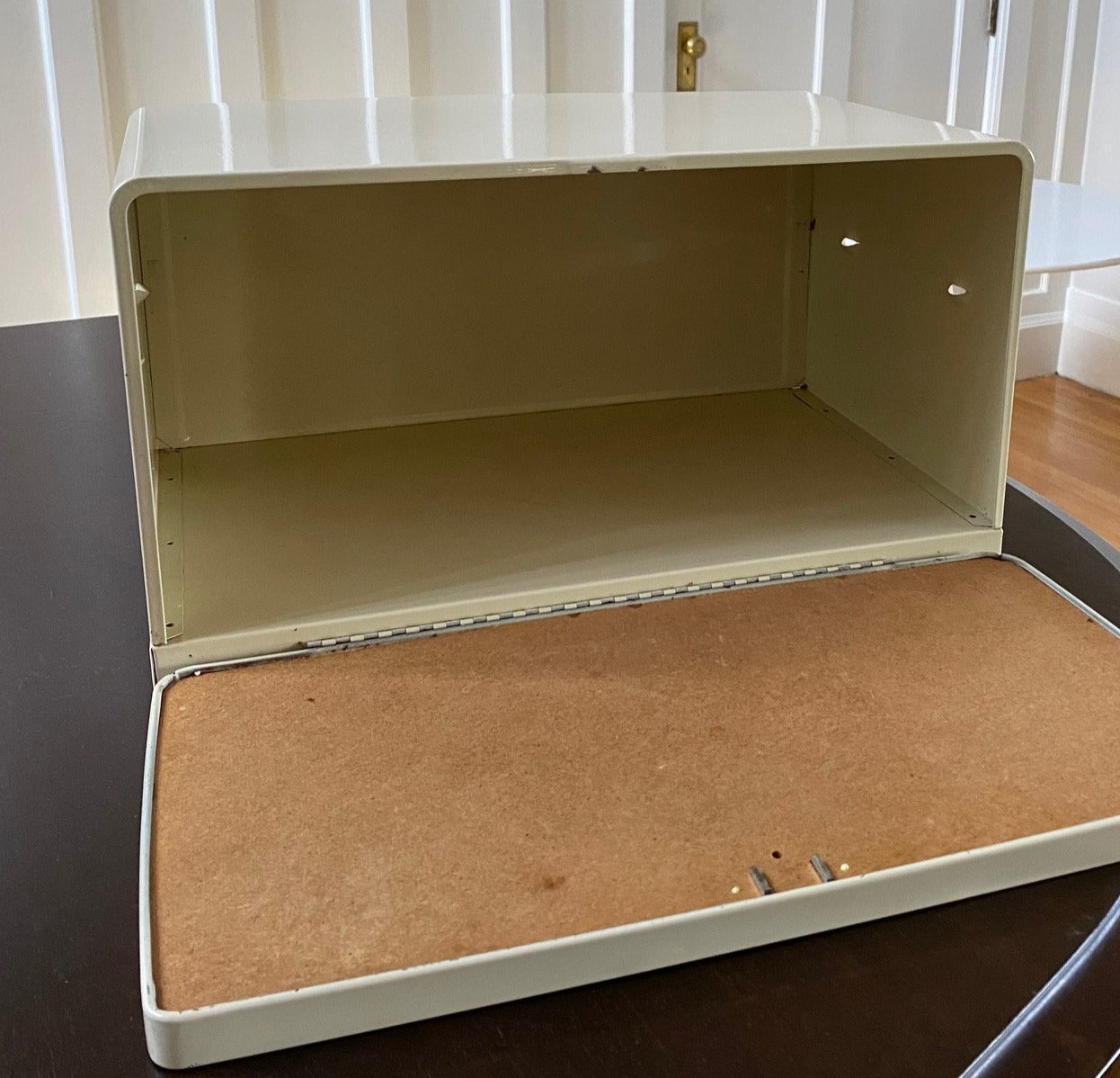 Flower Power Vintage Metal Bread Box - Cook Street Vintage