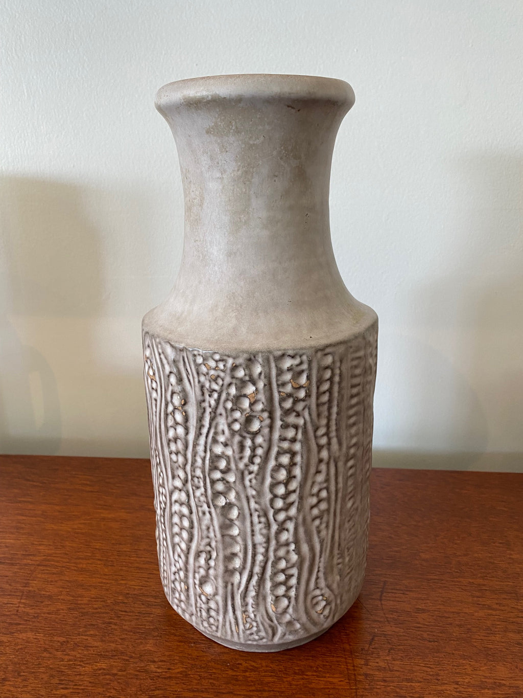 West German Grey Reptile Vase by Dieter Peter for Carstens- Cook Street Vintage