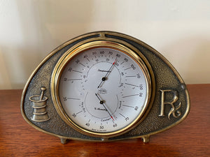 Vintage Desktop Apothecary Barometer- Cook Street Vintage