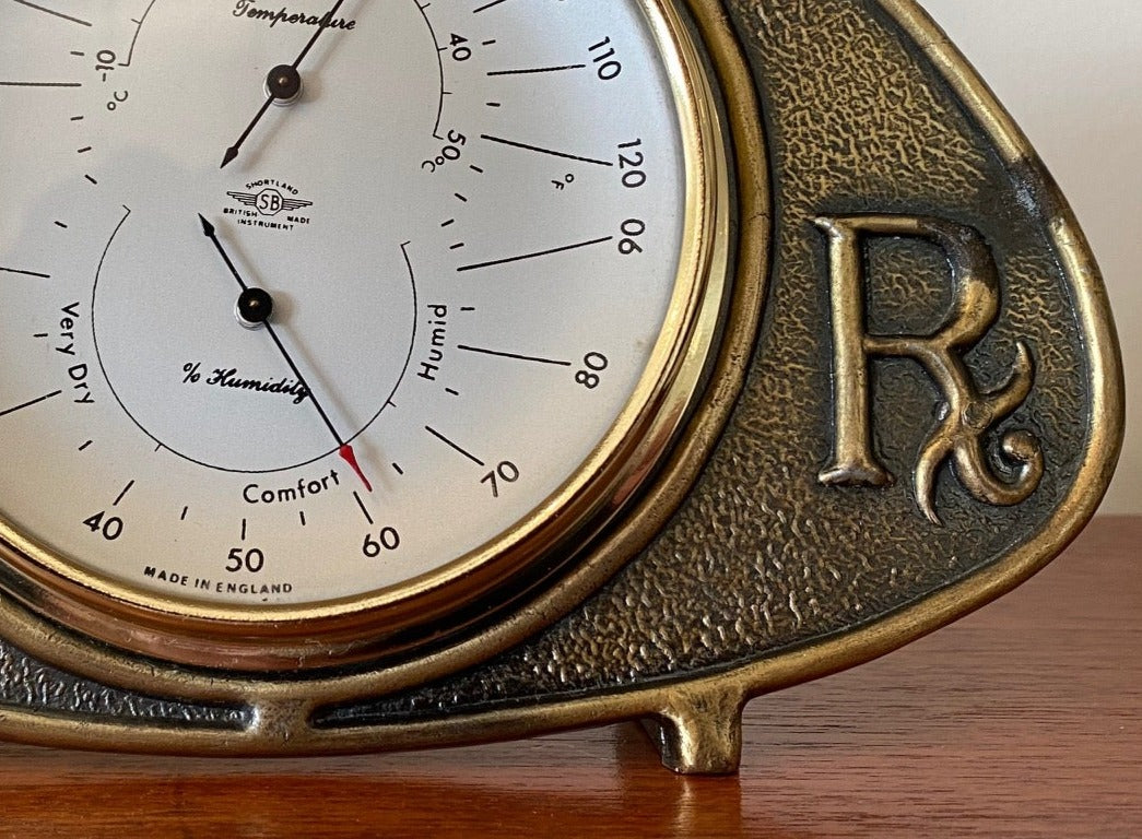 Vintage Desktop Apothecary Barometer- Cook Street Vintage