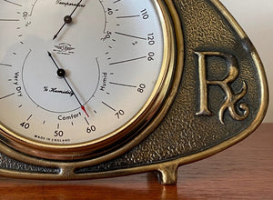 Vintage Desktop Apothecary Barometer- Cook Street Vintage