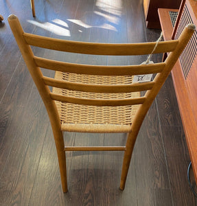 Maple Ladderback Chair with Danish Cord Seat -  Cook Street Vintage