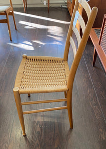 Maple Ladderback Chair with Danish Cord Seat – Cook Street Vintage