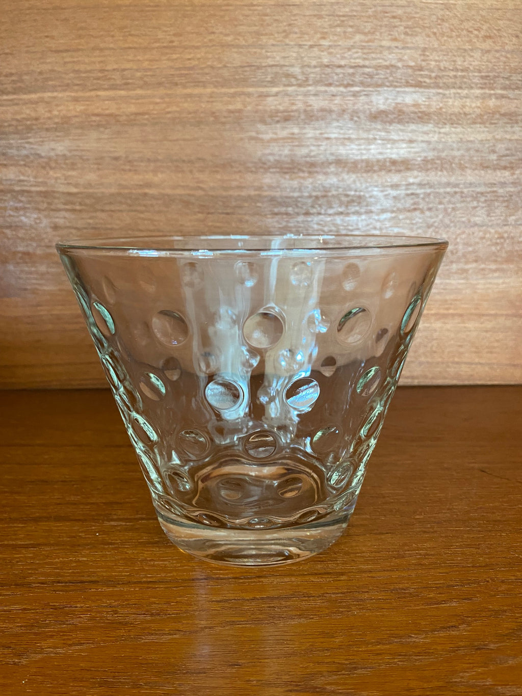 Dimpled glass bowl- Cook Street Vintage