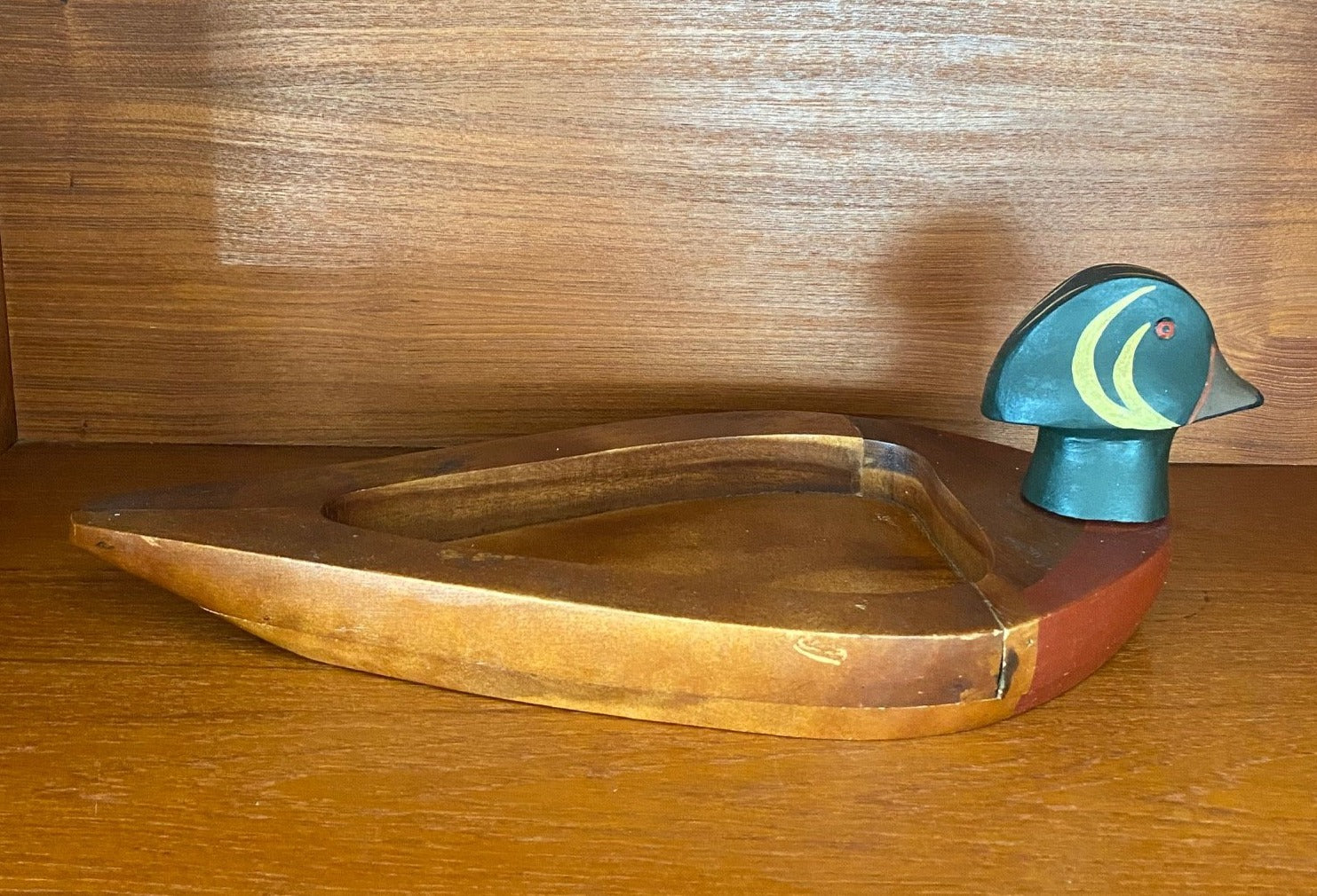 vintage duck decoy dish- Cook Street Vintage
