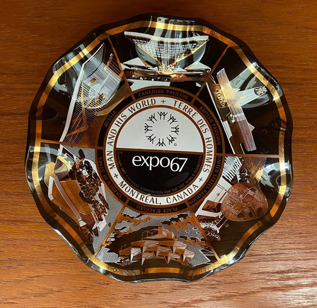 Mand His World Terre Des Hommes Montreal Canada Expo '67 Ashtray- Cook Street Vintage