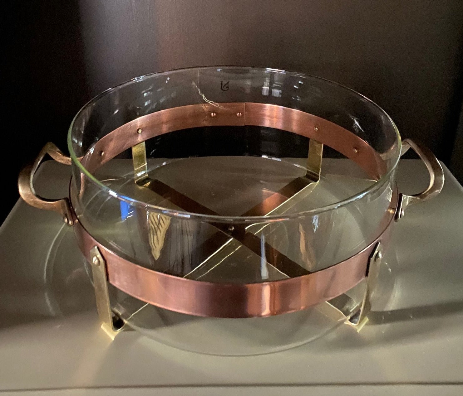 Nilsjohan Brass and Copper Serving Set - Cook Street Vintage