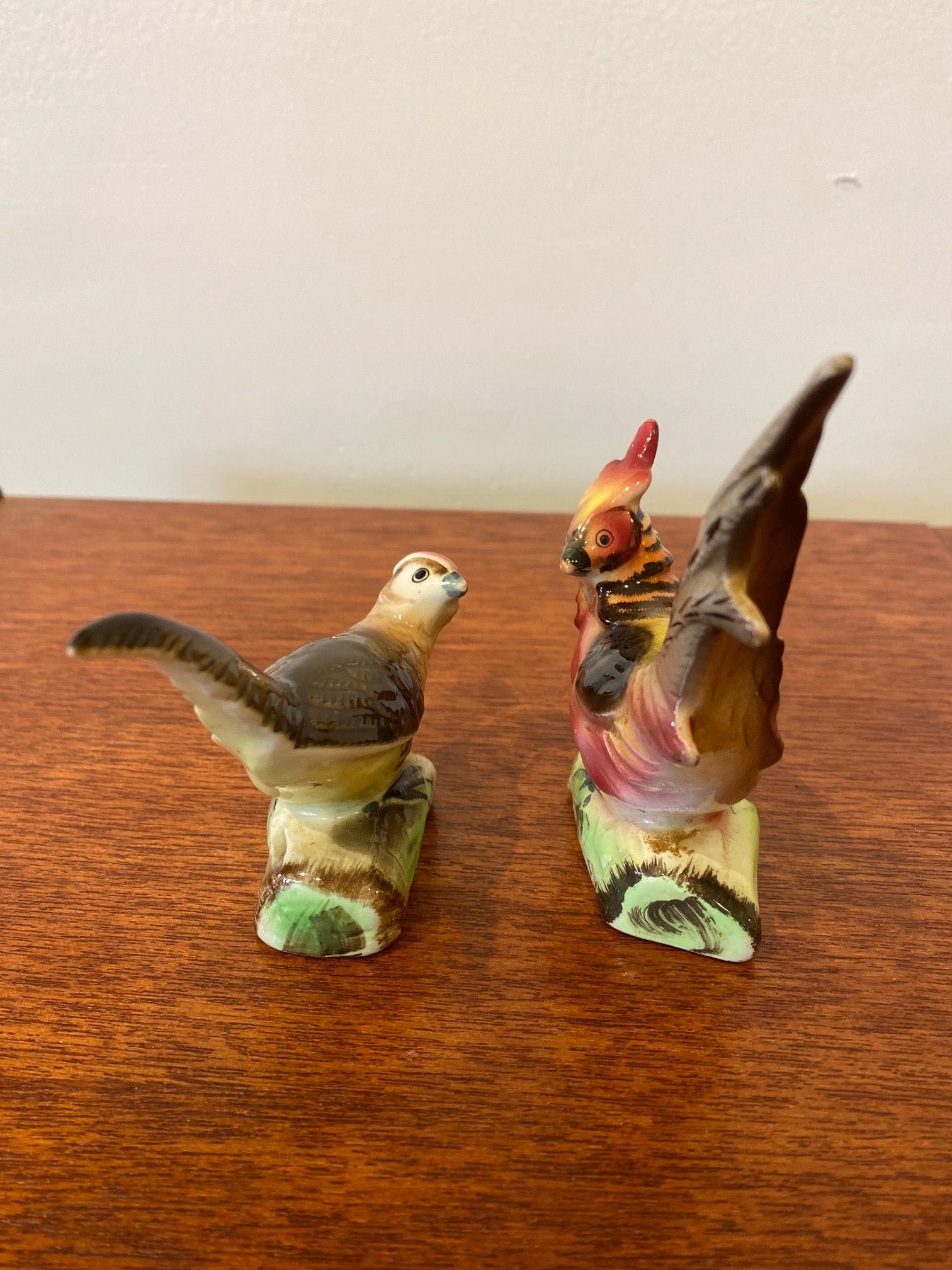 Vintage Pheasant Salt and Pepper Shakers- Cook Street Vintage