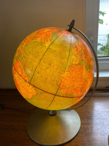 1950s Replogle 10" Library Globe Table Lamp- Cook Street Vintage