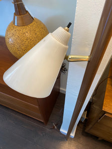 Vintage Tension Mount Pole Lamp with Three Fixtures- Cook Street Vintage