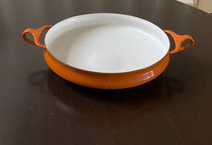 Orange Dansk Designs Casserole Paella Pan - Cook Street Vintage