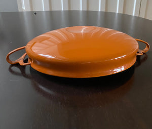 Orange Dansk Designs Casserole Paella Pan - Cook Street Vintage