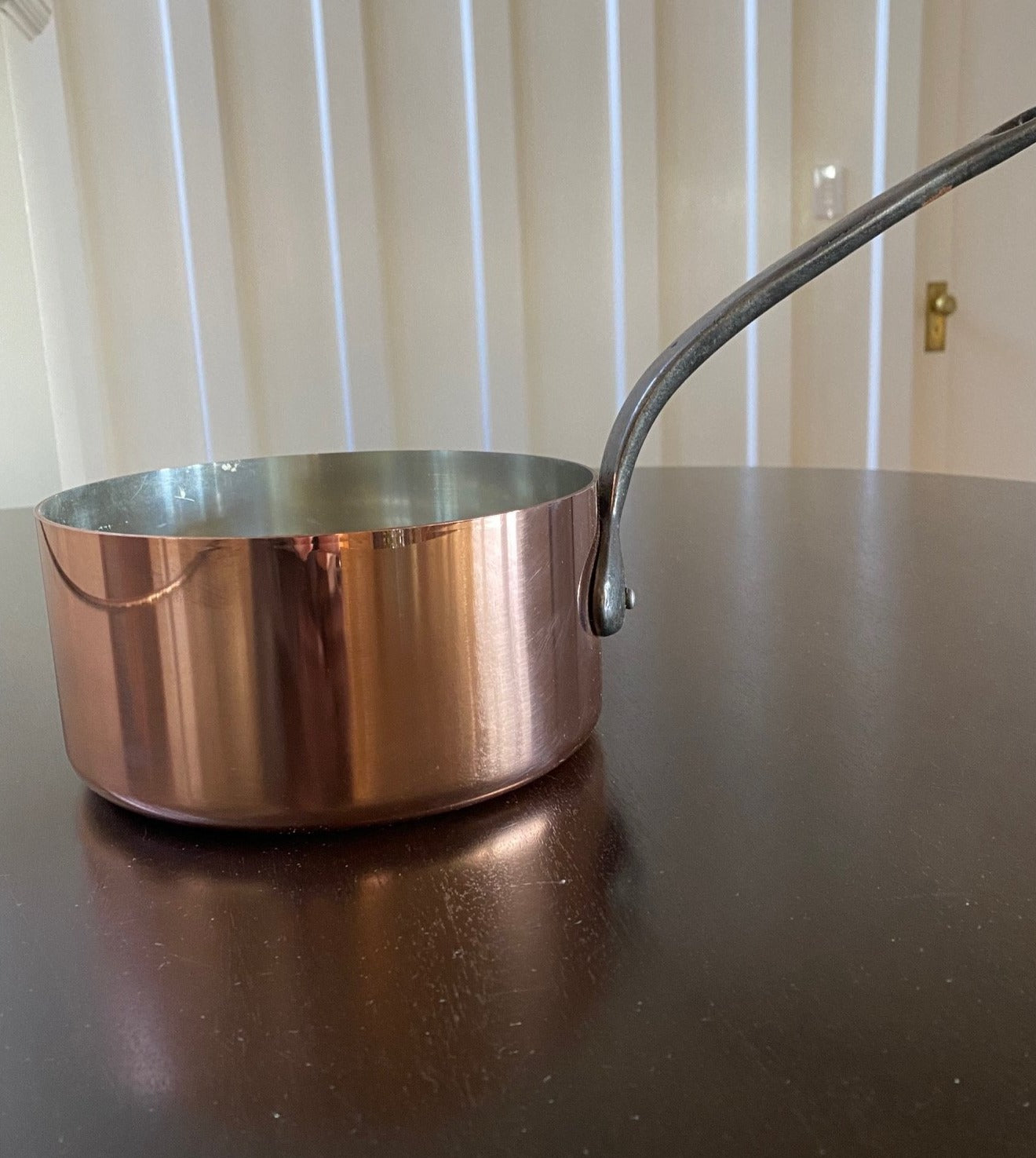 French Copper Sauce Pan - Cook Street Vintage