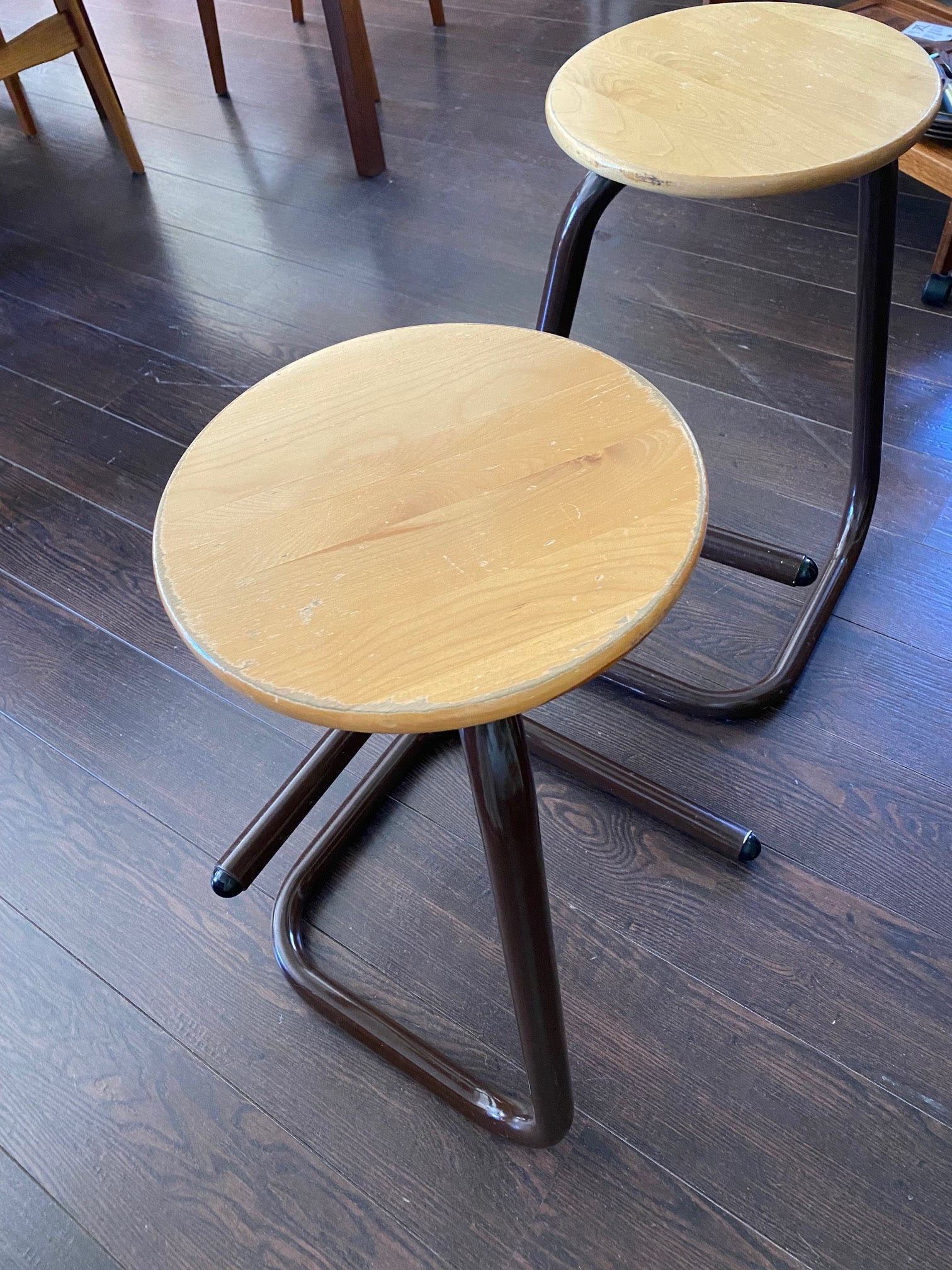 1980s Amisco Tubular Paperclip Stool- Cook Street Vintage