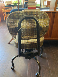 Gilson Swivel Upholstered Office Chair- Cook Street Vintage