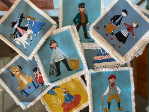Aase and Preben Jangaard napkins- Cook Street Vintage