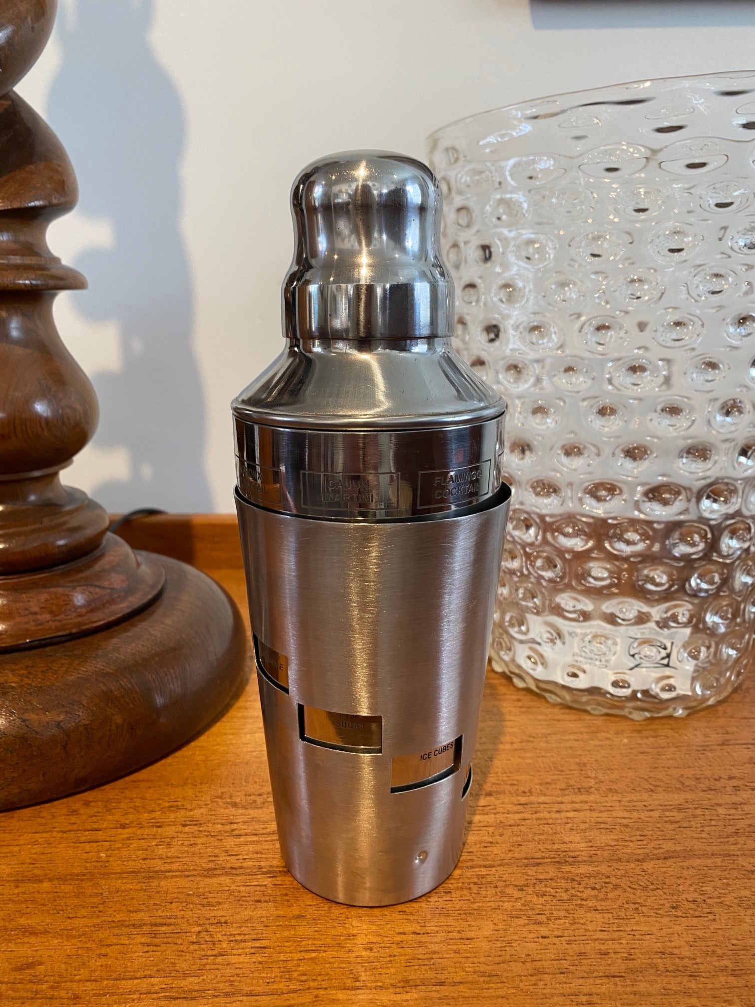 Dial-a Drink Vintage Cocktail Shaker