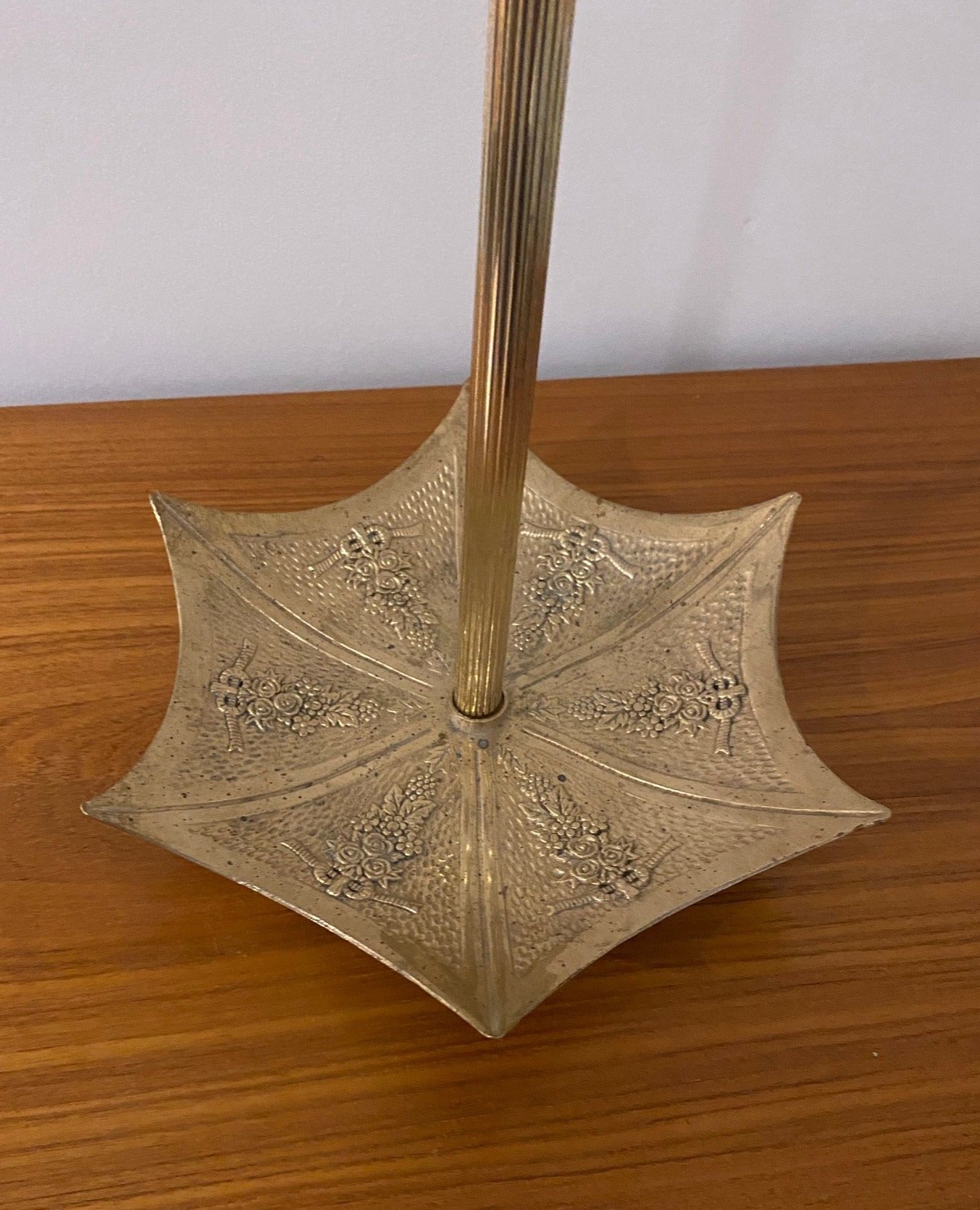 Vintage Brass Umbrella Stand- Cook Street Vintage