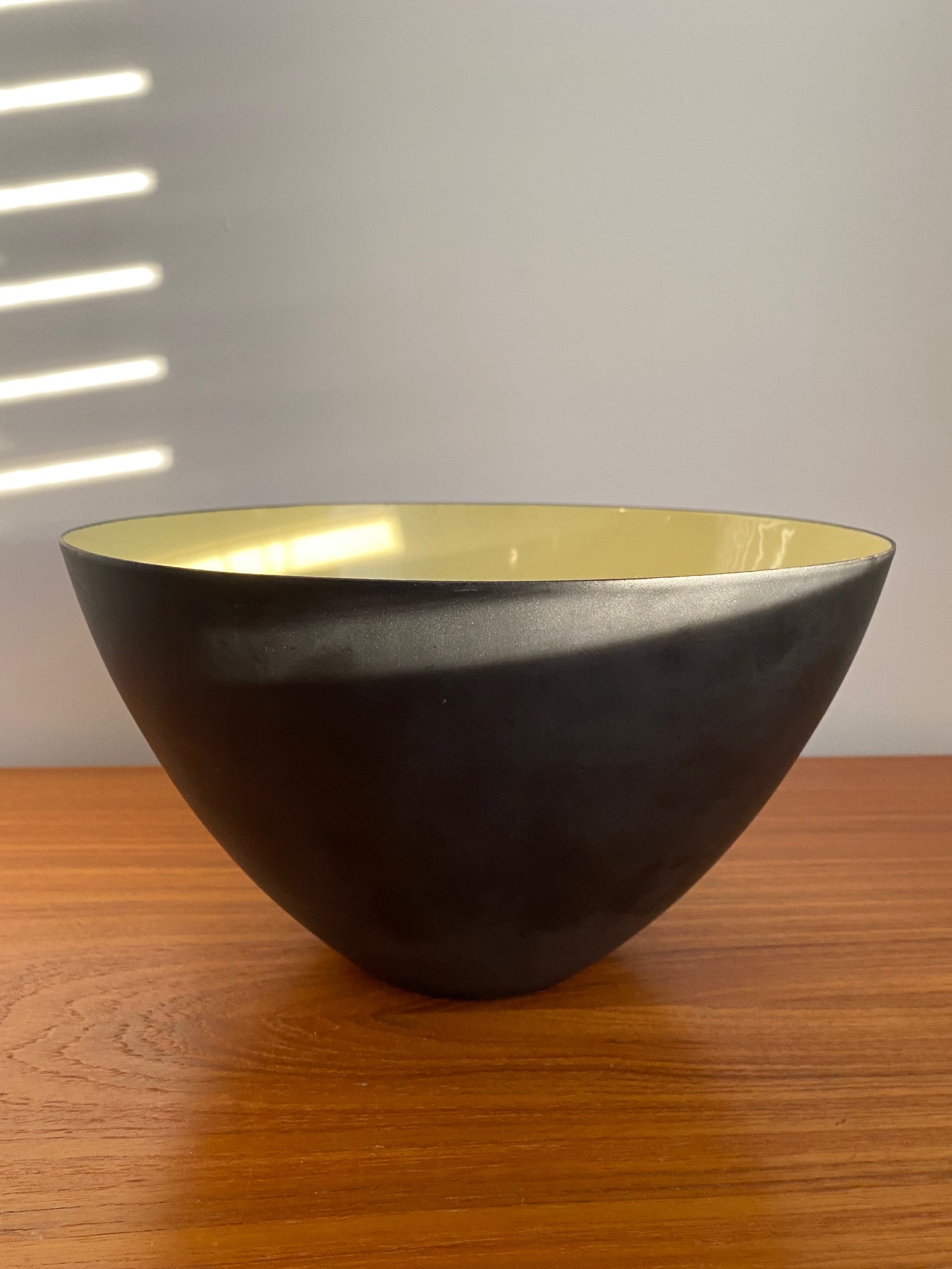 Herbert Krenchel enamel salad bowl- Cook Street Vintage