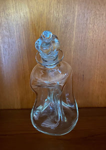 Holmgaard 'Drunken King' Decanter with Crown Topper- Cook Street Vintage