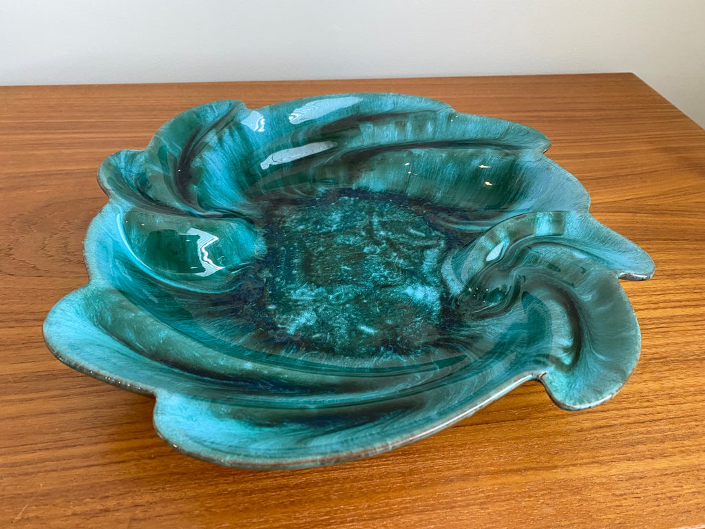 Blue Mountain Pottery Scalloped Edge Plate- Cook Street Vintage
